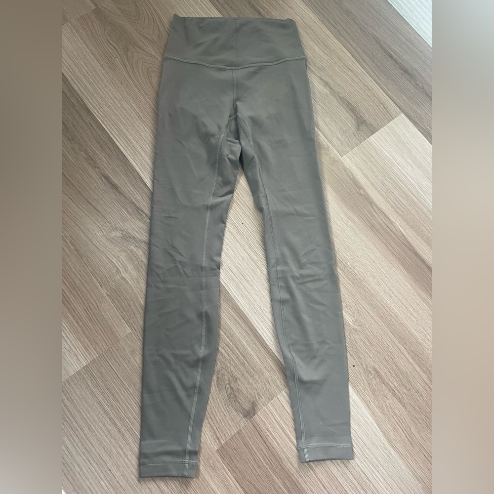 Lululemon - wunder train 28” sage green leggings